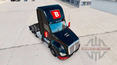 Скин Bitdefender на тягач Kenworth для American Truck Simulator