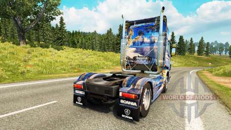 Скин Winter на тягач Scania для Euro Truck Simulator 2