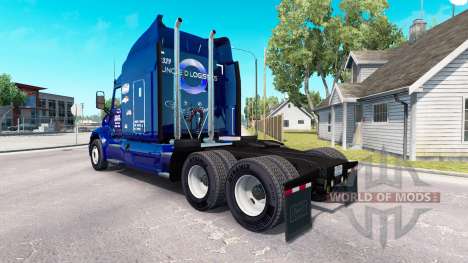 Скин Uncle D Logistics на тягач Peterbilt для American Truck Simulator