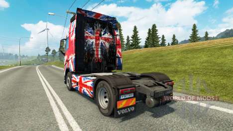 Скин England Copa 2014 на тягач Volvo для Euro Truck Simulator 2