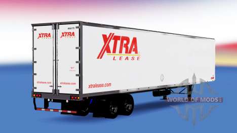 Цельнометаллический полуприцеп Xtra Lease для American Truck Simulator