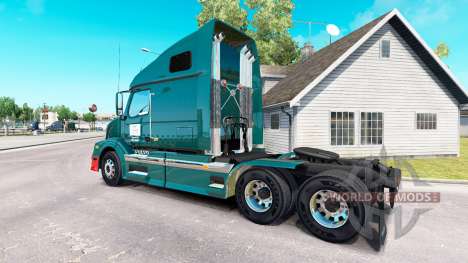 Скин Wilson Trucking на тягач Volvo VNL 670 для American Truck Simulator