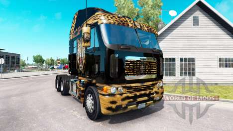 Скин Jaguar на тягач Freightliner Argosy для American Truck Simulator