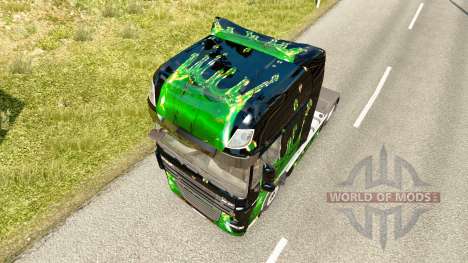 Скин ArtWorks на тягач DAF для Euro Truck Simulator 2