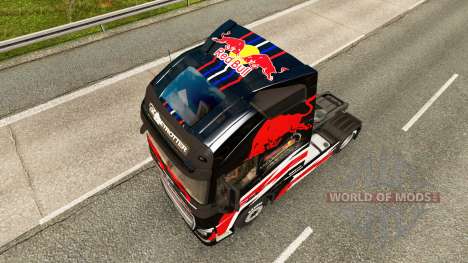 Скин Red Bull на тягач Volvo для Euro Truck Simulator 2