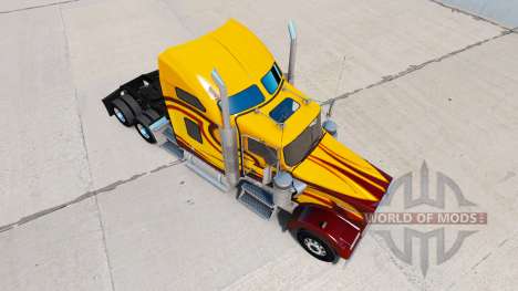 Скин Survivor на тягач Kenworth W900 для American Truck Simulator