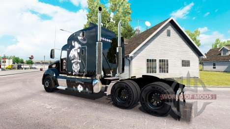 Скин Motorhead на тягач Peterbilt 386 для American Truck Simulator