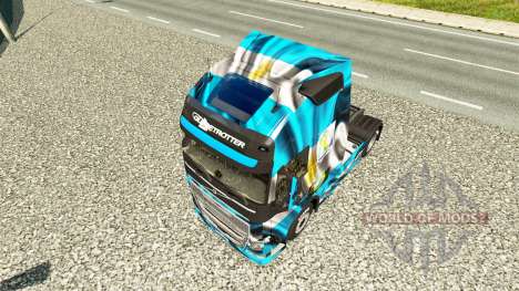 Скин Argentina Copa 2014 на тягач Volvo для Euro Truck Simulator 2