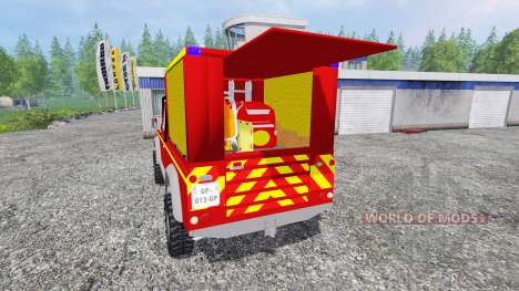 Land Rover Defender 110 Pickup sapeurs-pompiers для Farming Simulator 2015
