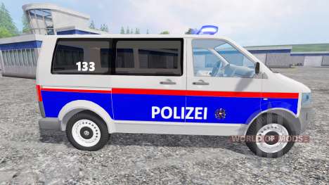 Volkswagen Transporter T5 Police v2.0 для Farming Simulator 2015