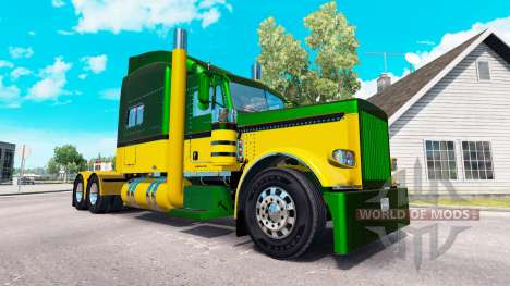 Скин Guzman Express на тягач Peterbilt 389 для American Truck Simulator