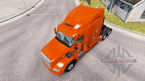 Скин Schneider National  на тягач Peterbilt для American Truck Simulator