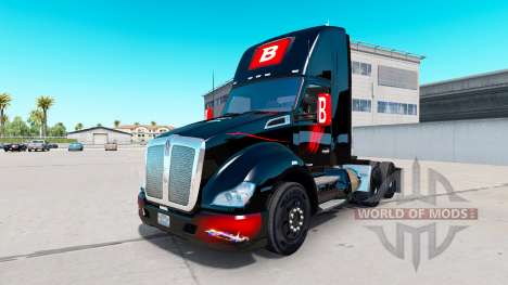 Скин Bitdefender на тягач Kenworth для American Truck Simulator