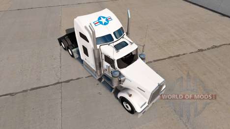 Скин USA Truck на тягач Kenworth W900 для American Truck Simulator