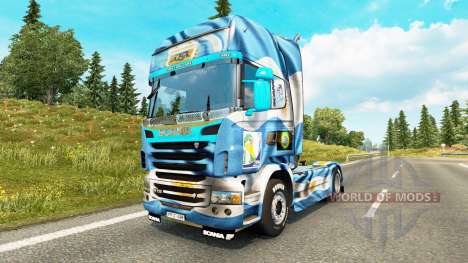 Скин Argentina Copa 2014 на тягач Scania для Euro Truck Simulator 2
