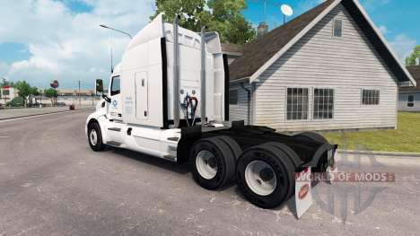 Скин USA Truck на тягач Peterbilt для American Truck Simulator