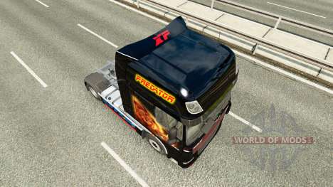 Скин Predator на тягач DAF для Euro Truck Simulator 2