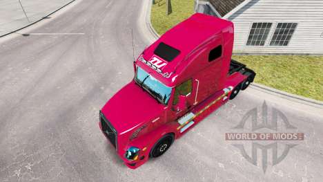 Скин Transco Lines inc. на тягач Volvo VNL 670 для American Truck Simulator