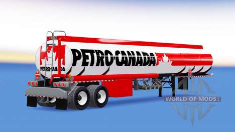 Скин Petro Canada на топливный полуприцеп для American Truck Simulator