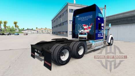 Скин Uncle D Logistics на тягач Kenworth W900 для American Truck Simulator