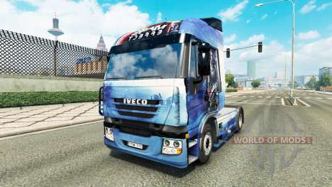 Скин Mass Effect на тягач Iveco для Euro Truck Simulator 2
