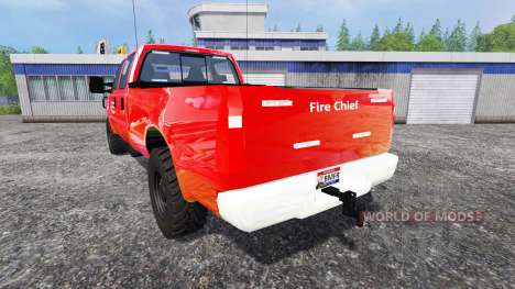 Ford F-350 American Fire Chief для Farming Simulator 2015