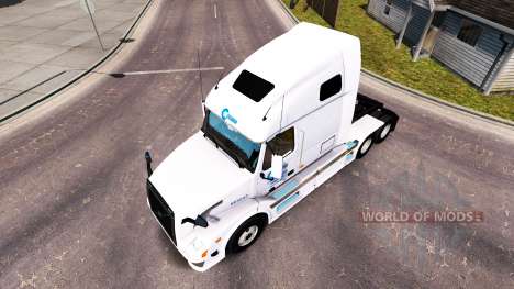 Скин Celadon на тягач Volvo VNL 670 для American Truck Simulator