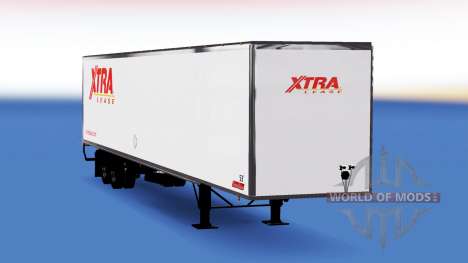 Цельнометаллический полуприцеп Xtra Lease для American Truck Simulator