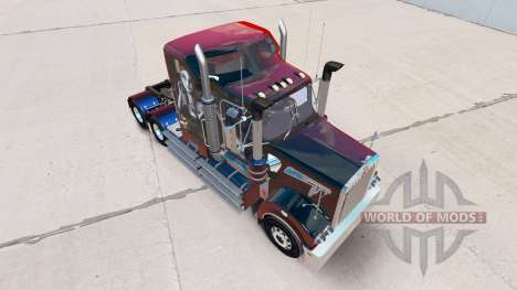 Скин Sally на тягач Kenworth T908 для American Truck Simulator