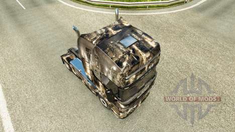 Скин City на тягач Scania для Euro Truck Simulator 2