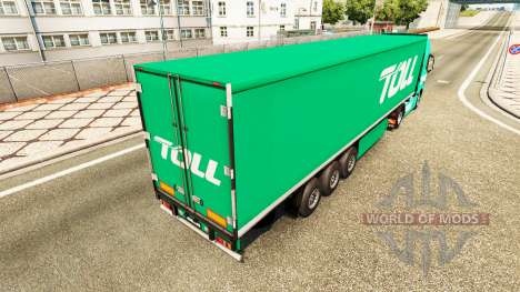 Скин Toll на тягач Volvo для Euro Truck Simulator 2