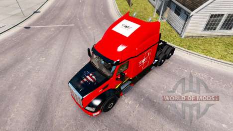 Скин SouthEastern на тягач Peterbilt для American Truck Simulator