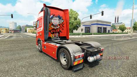 Скин S. Verbeek на тягач Volvo для Euro Truck Simulator 2