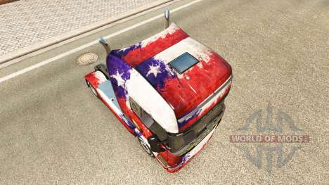 Скин Chile Copa 2014 на тягач Scania для Euro Truck Simulator 2
