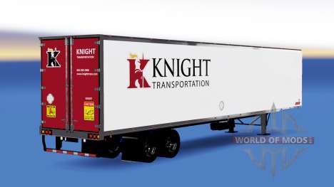 Скин Knight Transportation на полуприцеп для American Truck Simulator