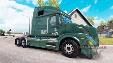 Скин LDI Services на тягач Volvo VNL 670 для American Truck Simulator