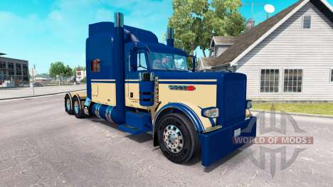 Скин Custom 6 на тягач Peterbilt 389 для American Truck Simulator