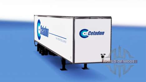 Скин Celadon на полуприцеп для American Truck Simulator