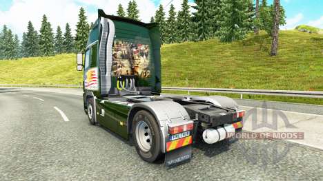 Скин Military Cargo на тягач Volvo для Euro Truck Simulator 2