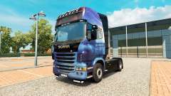 Скин Mass Effect на тягач Scania для Euro Truck Simulator 2