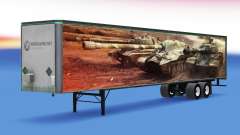 Скин World of Tanks на полуприцеп для American Truck Simulator