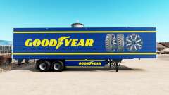 Скин Goodyear на рефрижераторный полуприцеп для American Truck Simulator