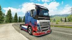 Скин Russia на тягач Volvo для Euro Truck Simulator 2