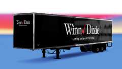 Цельнометаллический полуприцеп Winn Dixie для American Truck Simulator
