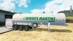Полуприцеп-цистерна White Martins для Euro Truck Simulator 2