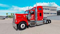 Скин Heartland Express [red] на тягач Kenworth для American Truck Simulator