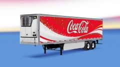 Скин Coca-Cola на рефрижераторный полуприцеп для American Truck Simulator