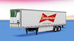 Скин Budweiser на рефрижераторный полуприцеп для American Truck Simulator