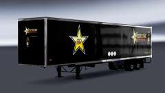 Цельнометаллический полуприцеп Rockstar Energy для American Truck Simulator