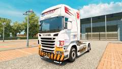 Скин CSAD Turnov на тягач Scania для Euro Truck Simulator 2